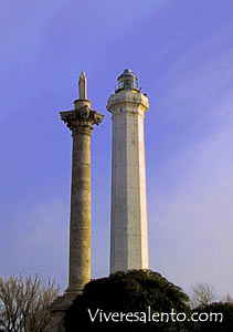 Die  "Madonna" von Leuca und der Leuchtturm  